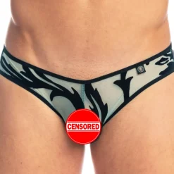 L'Homme invisible Slips Sexy-Slip Mini Velours Mystique Turquoise