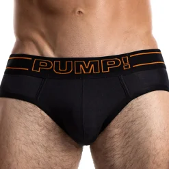 Pump! Slips-Slip Nightlight Noir - Orange