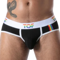 TOF Paris Slips-Slip Pride Joyful Noir