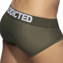 Addicted Sous-Vêtements Push Up|Push Up-Slip Push Up Mesh Kaki