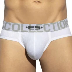 ES Collection Slips-Slip Recycled Rib Blanc