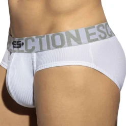 ES Collection Slips-Slip Recycled Rib Blanc