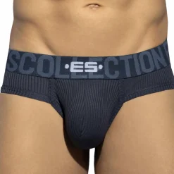 ES Collection Slips-Slip Recycled Rib Bleu Marine