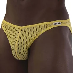 Barcode Slips Sexy-Slip Reigi Mesh Jaune