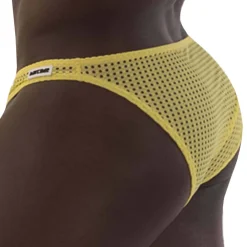 Barcode Slips Sexy-Slip Reigi Mesh Jaune