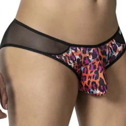 CandyMan Slips Sexy-Slip Résille Léopard