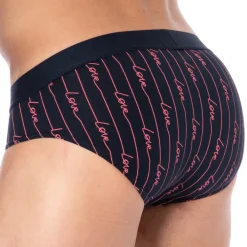 Emporio Armani Slips-Slip Saint-Valentin Imprimé Bleu Marine