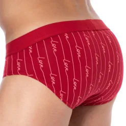 Emporio Armani Slips-Slip Saint-Valentin Imprimé Rouge