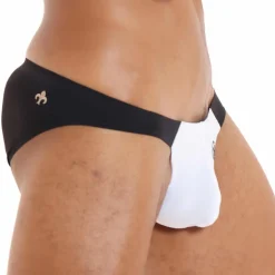Marcuse Mini Slips|Slips-Slip Savoy Blanc - Noir