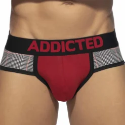 Addicted Slips-Slip Scottish Combi Rouge