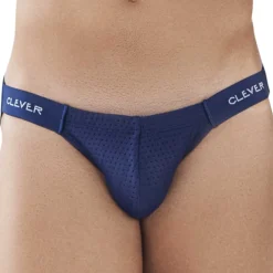 Clever Slips Tanga|Mini Slips-Slip Secrets Mesh Bleu Marine