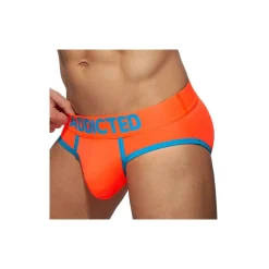 Addicted Slips Sexy|Push Up-Slip Swimderwear Cockring Orange Fluo