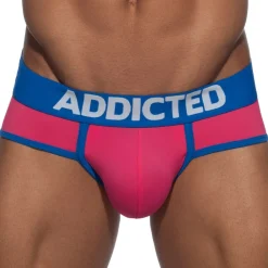 Addicted Push Up|Maillots De Bain Push Up-Slip Swimderwear Push Up Rose Fuchsia - Bleu