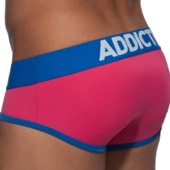 Addicted Push Up|Maillots De Bain Push Up-Slip Swimderwear Push Up Rose Fuchsia - Bleu