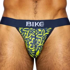 Bike Slips Tanga|Slips-Slip Tanga Coton Flower Party