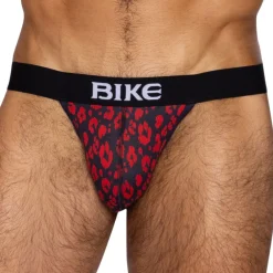 Bike Slips Tanga|Slips-Slip Tanga Coton Léopard