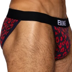 Bike Slips Tanga|Slips-Slip Tanga Coton Léopard
