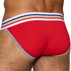 Bike Slips Tanga|Slips-Slip Tanga Coton Rouge