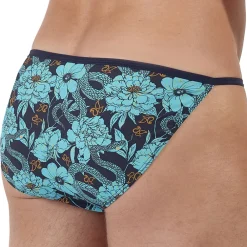 HOM Slips Tanga|Slips-Slip Tanga Funky Styles Bleu