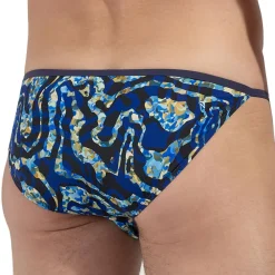 HOM Slips Tanga|Slips-Slip Tanga Funky Styles Bleu Marine