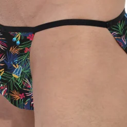 HOM Slips Tanga|Slips-Slip Tanga Funky Styles Noir