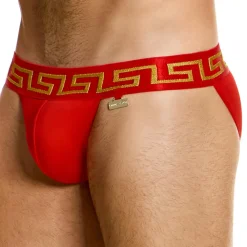 Modus Vivendi Slips Tanga|Slips-Slip Tanga Meander Rouge