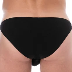 SKU Slips Sexy|Slips Tanga-Slip Tanga Mini Coton Uni Noir