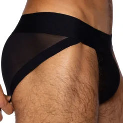 Bike Slips Sexy-Slip Tanga Power Lift Mesh Noir