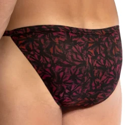 Olaf Benz Slips Tanga|Slips-Slip Tanga Rio RED 2502 Noir - Rouge