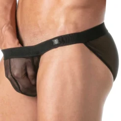 TOF Paris Slips Sexy-Slip Tanga Transgressiv Noir