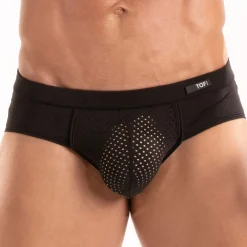 TOF Paris Sous-Vêtements Sport|Slips-Slip Tentation Microfibre Noir