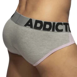 Addicted Slips-Slip Trey Coton Gris - Rose