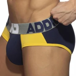 Addicted Slips-Slip Trey Coton Marine - Jaune