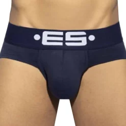ES Collection Fesses Rondes|Slips-Slip WonderBrief Back Up Bleu Marine