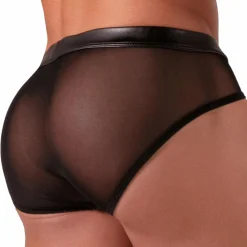 Absolu Male Slips Sexy-Slip Zipped Rebel Noir