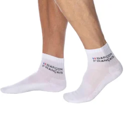Garçon Français Chaussettes-Soquettes Blanches