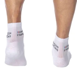 Garçon Français Chaussettes-Soquettes Blanches