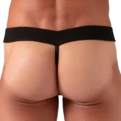 Absolu Male Strings-String à Lacet Noir