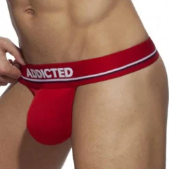 Addicted Strings-String Ass Freedom Rouge