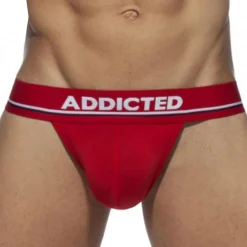 Addicted Strings-String Ass Freedom Rouge