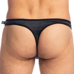 L'Homme invisible Strings|Poche Ergonomique-String Bikini Blue Glow