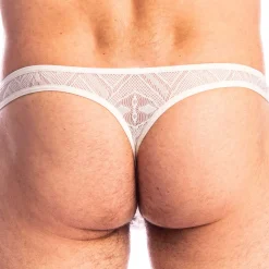 L'Homme invisible Strings-String Bikini Ninth Cloud Blanc Cassé