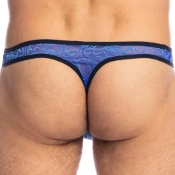 L'Homme invisible Strings-String Bikini Palermo Bleu