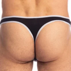 L'Homme invisible Strings-String Bikini Soft Touch Classics Noir