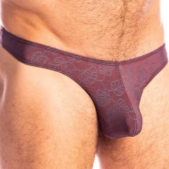 L'Homme invisible Strings-String Bikini Talisman Mauve