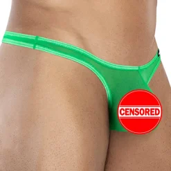 CUT4MEN Strings|Sous-Vêtements Push Up-String Bulge SP4NDEX GLOW Mesh Vert