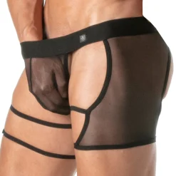 TOF Paris Strings-String Chaps Transgressiv Noir