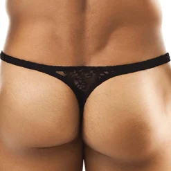 Joe Snyder Strings-String Classique Dentelle Noire