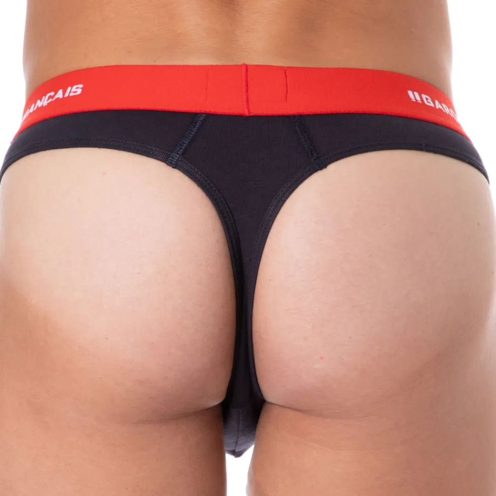 Garçon Français Strings-String Coton Tricolore