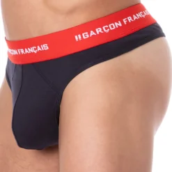 Garçon Français Strings-String Coton Tricolore